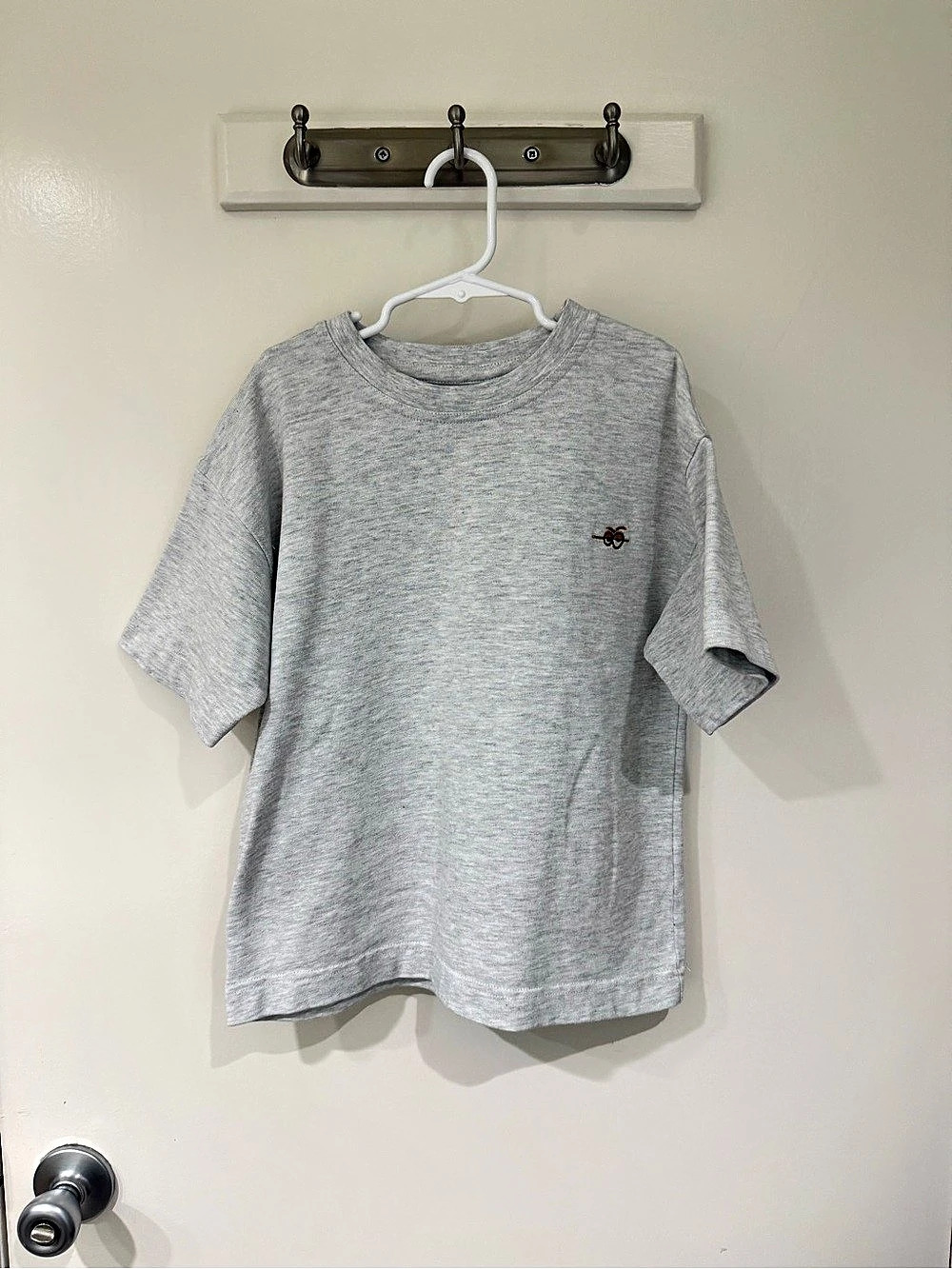 ZARA Short Sleeve Gray Tee Eye Glasses Tee Size 8-9 Years